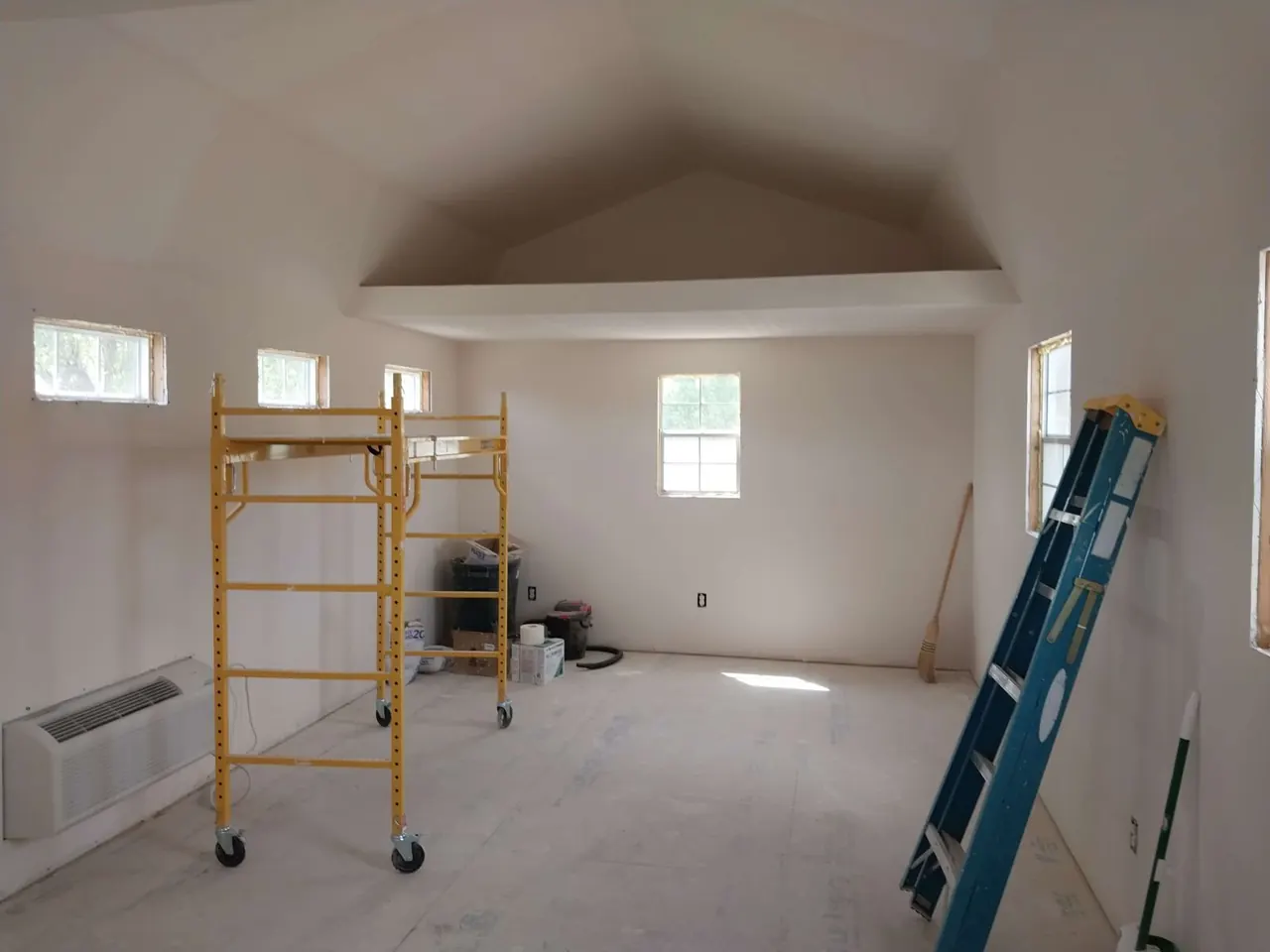 Finished tiny home interior