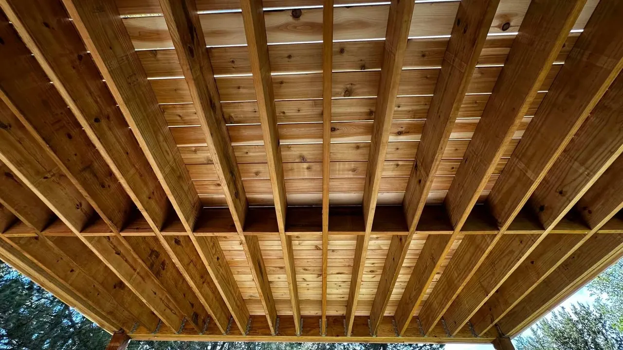Custom deck framing in Fort Collins